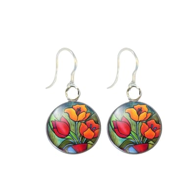 Allergievrije oorhangers Tulp-Charme Bijoux