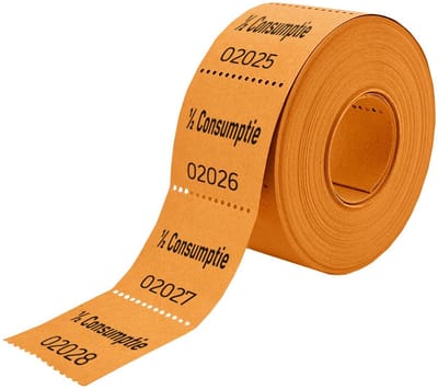 CombiCraft 1/2 Consumptiebonnen - 5 rollen - 5x500 bonnen