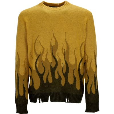 Double Flames herensweater L/s trui Plantation