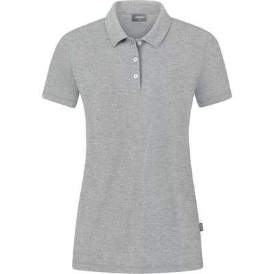 Jako Organic Polo Stretch Dames - Lichtgrijs Gemeleerd | Maat: 34