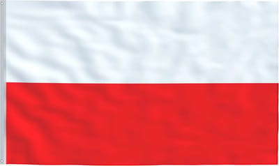 Vlag , 90x150 cm , kleurrijk , duurzaam , polyester , meerkleurig , messing oogjes, polen
