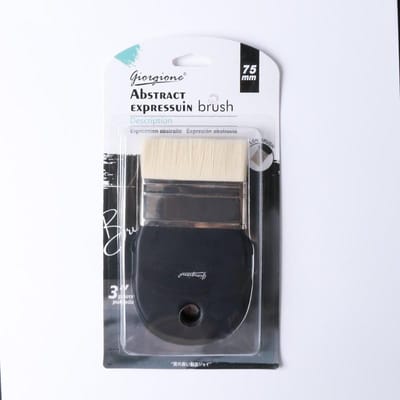 Plaque de Brosse en Nylon Brosse à Peindre Pinceau à Peinture Gouache Aquarelle Huile Acrylique Peinture Murale Dessin Mural Peint à la Main Outil de Peinture DIY 75mm/2.95inch