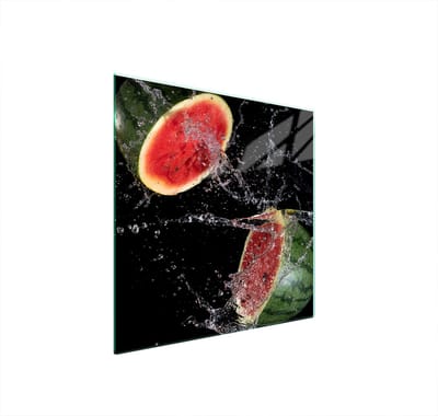 TMK ArtDeko - Serie - Glazen Beschermplaat - 50x52 cm - Arbuz