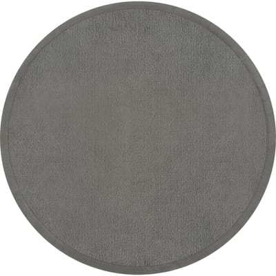Kindertapijt wasbaar Atami grijs  80 cm rond