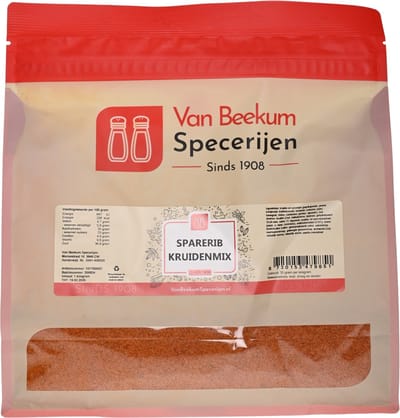 Van Beekum Specerijen - Sparerib Kruidenmix - 1 KG (hersluitbare stazak)