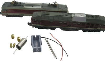 micromotor NM028C N motor ombouwset voor Minitrix DR BR 132, BR 232, BR 234, DB BR 232, en andere
