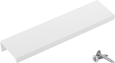 SOTECH meubelgreep Blanket Jane 150 mm wit Ral 9003 BA 96 mm Kastgreep voor montage aan de binnenzijde van het front incl. bevestigingsschroeven