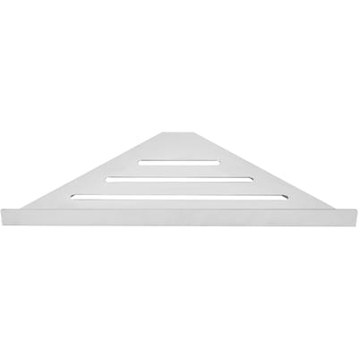 Driehoekig opbergrek van roestvrij staal Douche hoekplank Rek Organizer voor Huis Badkamer Type 1 white