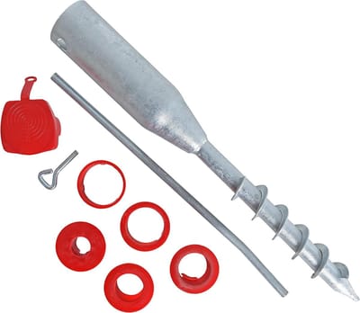 Screw-in bottom sleeve, grondanker