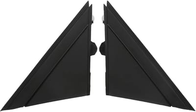 Dailygoody - Door Mirror Flag Cover - Fiat 500 - Matte Zwart - Auto-accessoires - Bescherming voor spiegels - Voor modellen 2012-2017
