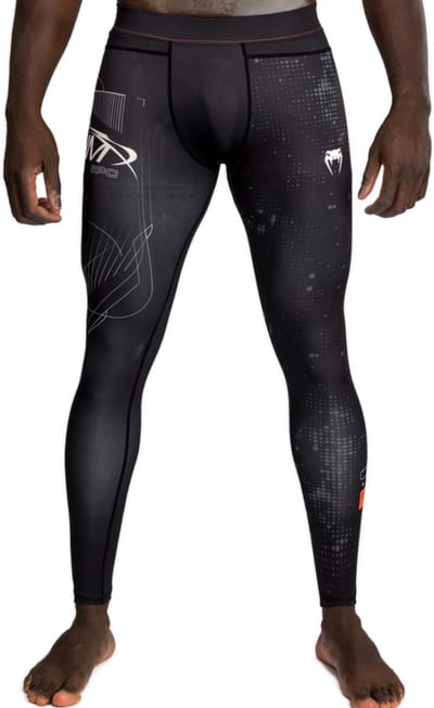 Venum Eclipse Sportlegging Spats Zwart Ivoor - S