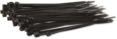 KSS Kabelbinderset Polyamide 6.6, zwart, 96x2,5, UV-bestendig, 100 stuks