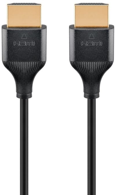 HDMI kabel | Slimline | HDMI2.1 (8K 60Hz + HDR) | CCS | zwart | 2 meter