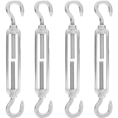10 stuks 304 Spanner RVS Haak en Haak Draadspanner Staalkabelspanner M6