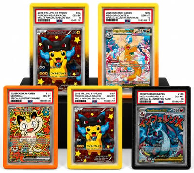 5 Stuks PSA Slab Guards - Slab Protector - TCG Beschermhoes Bumper - PSA Graded Kaarten - Geschikt voor Pokemon - Gradient Bumpers - PSA Slab Guard - Slab Bumper - Trading Card Games