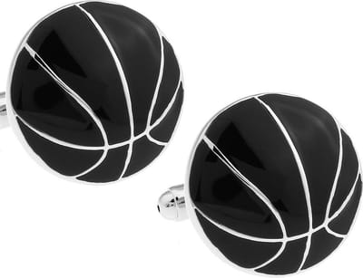 Amanto Manchetknopen Aur  - 316L Staal - Sport - Basket - ∅20mm