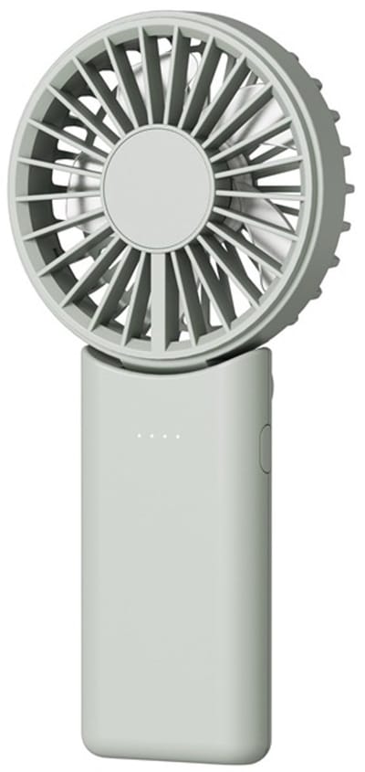 Draagbare Handventilator - Bureauventilator - Tafelventilator - Handventilator - Opvouwbaar - USB Oplaadbaar - 1800 mAh - 4 Standen - Borstelloze Motor - Lichtgroen