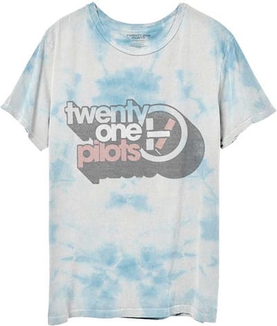Twenty One Pilots - Vintage Block Holiday Heren T-shirt - M - Wit/Blauw