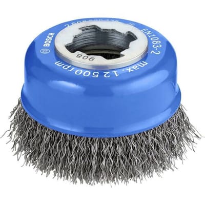 Bosch Accessories Komborstel X-LOCK Clean for Metal, 75 mm, 0,3 mm, gegolfde staaldraad X-LOCK Clean for Metal 2608620725 1 stuk(s)