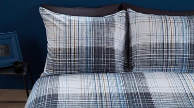 Beddinghouse Dekbedovertrek Flanel Filip Blue 2 persoons