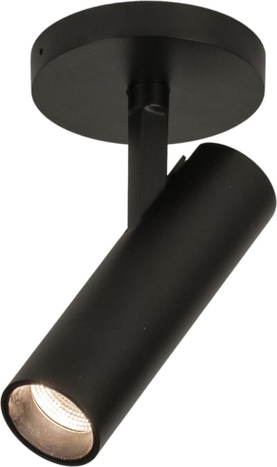 Lumidora Opbouwspot 74960 - KUSIDASSI - Ingebouwd LED - 10.0 Watt - 900 Lumen - 3000 Kelvin - Zwart - Metaal - Badkamerlamp - IP21