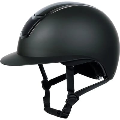Harry's Horse Veiligheidscap Mont Blanc Glossy Black - 53-55