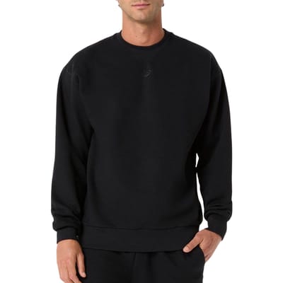 Asics Fleece Relaxed Crew-Neck Sweater Heren