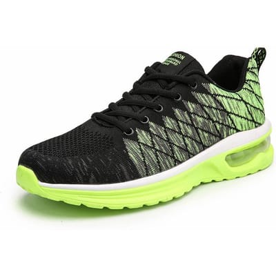 Nieuwe Mode Sport en Vrije Tijd Vliegweven Ademende Herenschoenen Grensoverschrijdende Grote Maat Lichtgewicht Hardloopschoenen 46