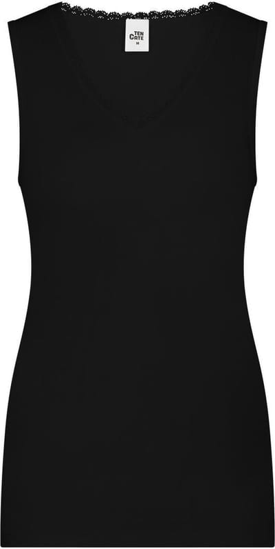 Ten Cate thermo singlet v-neck lace zwart voor Dames | Maat M