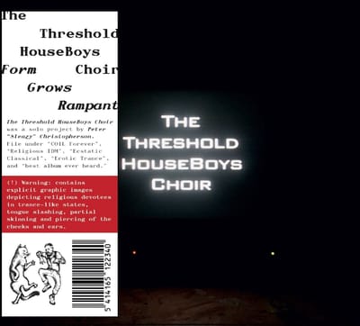 Threshold Houseboys Choir - Form Grows Rampant (CD)