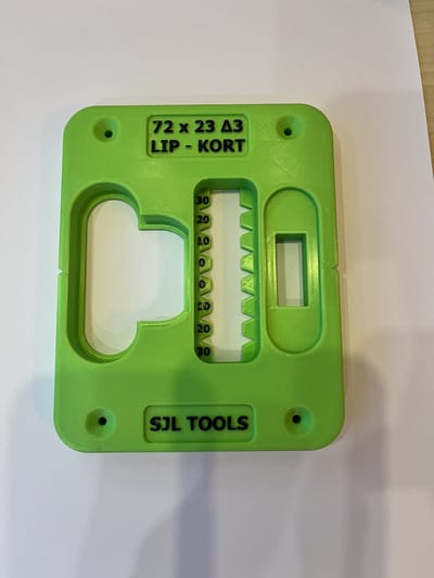 Freesmal sluitplaat 72x23 met lip (kort) - Geschikt voor links en rechts draaiende deuren