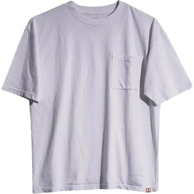 T-shirt met zak Iron & Resin Ash