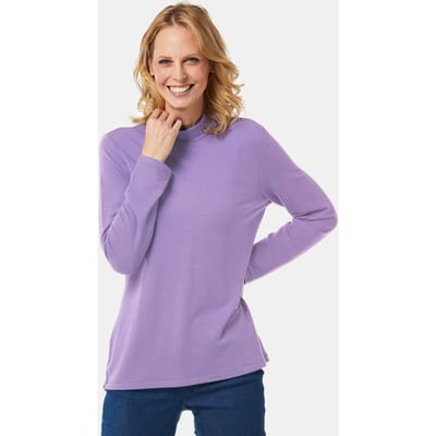 Shirt met opstaande kraag met lange mouwen - sering - Gr. 44 van Goldner Fashion