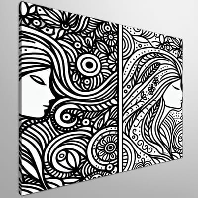 Kunstprint | Wanddecoratie | Canvas | 40 × 40 cm
