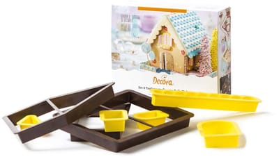 Decora 0255162 Sprookjeshuis koekjesvormpjes, 8 stuks, 17 x 20 x 5 cm