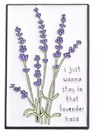 Pin Broche - enamel pin - kledingspeld - Lavender haze