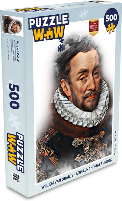 Puzzel Willem van Oranje - Adriaen Thomasz - Rook - Legpuzzel - Puzzel 500 stukjes