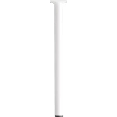 Duraline Meubelpoot Rond Staal 3x40cm Wit