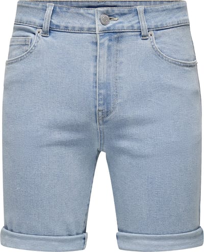 ONLY&SONS - ONSPLY BOX PIM DNM SHORTS OT - Heren - Bermuda shorts