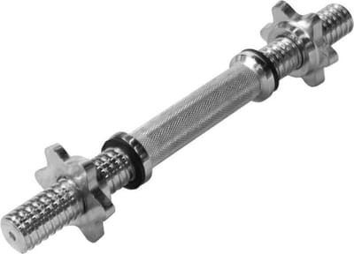 Gorilla Sports Dumbellstang - Halterstang - 35 cm - 30 mm - Incl. Schroefsluiting