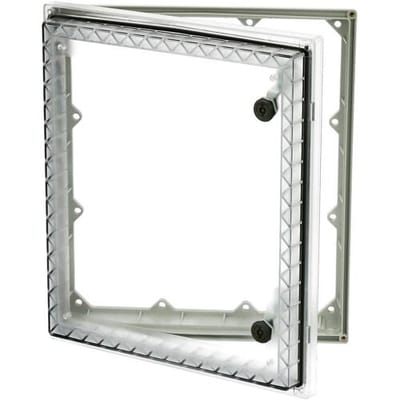 Fibox PW 343009 T 4901824 Zichtvenster Deksel transparant, Dubbele baard, UV-bestendig (l x b x h) 88 x 295 x 342 mm Polycarbonaat Grijs 1 stuk(s)