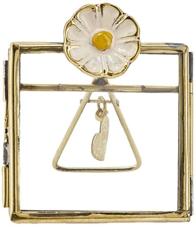 Doing Goods Fotolijstje - Posy Daisy Frame Mini - Messing/Glas