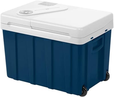Elektrische Koelbox - Draagbare Koeler - Onderweg Koel Houden - Dubbele Spanning - 39 Liter - Blauw