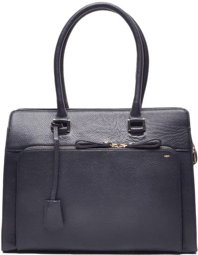 Berba | Avignon | Laptoptas | Businesstas | 15.6 Inch | Donkerblauw | Leer