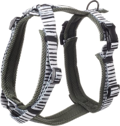 Hond Harnas Y-vorm Uluwatu Wit L 46-80cm 60-86cm 25mm