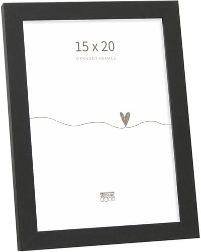Deknudt Frames Fotolijst - Zwart - S44CF2 - Voor foto: 15x20 cm