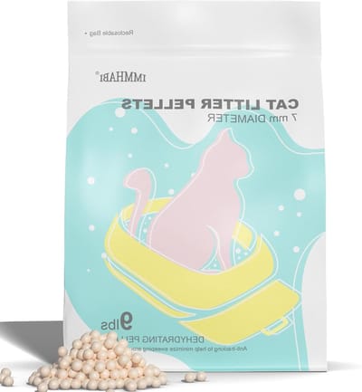 Kattenbakvulling Pellets - Zeoliet Korrels - Zindelijkheid Katten - Geurbestrijding - 41 kg - Grijs