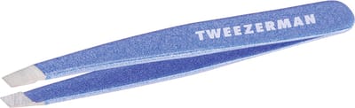 Tweezerman Mini Slant Tweezer Granite Sky – Wenkbrauw Pincet - Compact Precisie Pincet Met Schuine Punt – Voor Epileren En Haartjes Verwijderen – Roestvrij Staal – Geschikt Voor Fijne En Stugge Haren – Epileer Pincet Voor Wenkbrauwen