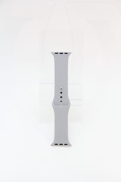 smartwatch bandje Silicoon voor watch bandje - Licht Grijs- Geschikt Voor 42 / 44 / 49mm - Smartwatch Siliconen Bandje