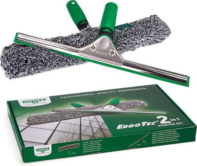 UNGER Raamwisser Professionele Starterskit- Raamtrekker - Inwashoes - Inwashouder - 35cm